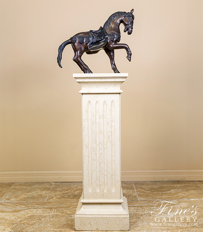 Bronze Statues  - Bronze Horse Statue Roman - BS-164